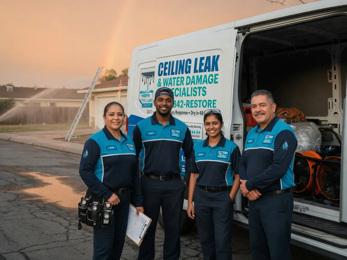Ceiling Leak Cleanup company in Drums, PA